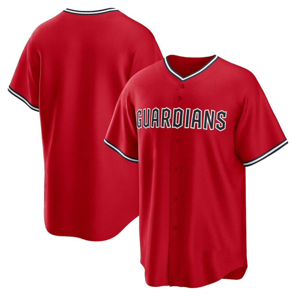 Cleveland Guardians Red Alternate 2 Replica Baseball Jersey