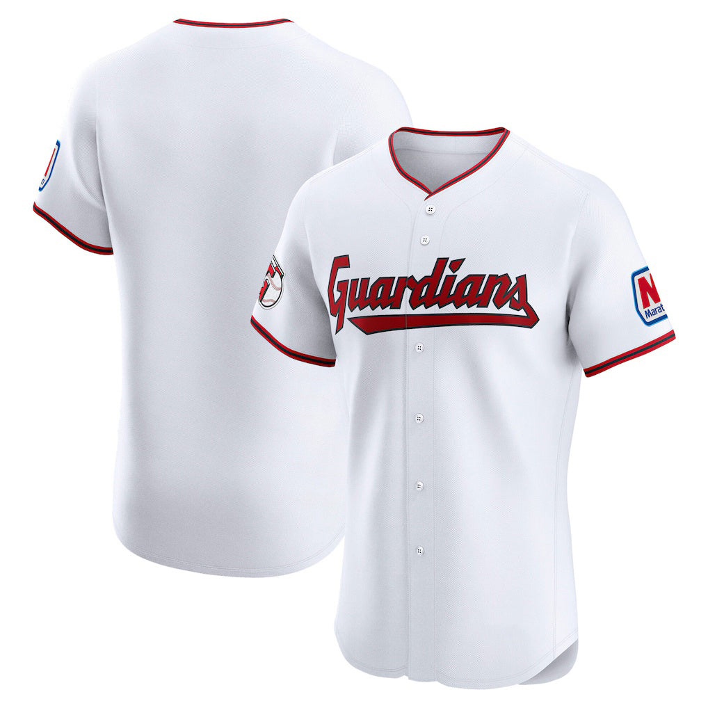 Cleveland Guardians White Home Elite Baseball Jersey