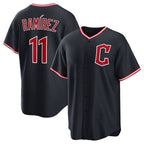 Cleveland Guardians #11 José Ramírez Navy 2025 Alternate Limited Stitched Baseball Jersey
