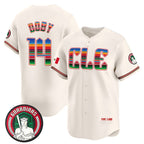 Cleveland Guardians #14 Larry Doby Cream Mexico Vapor Premier Limited Stitched Baseball Jersey