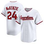 Cleveland Guardians #24 Triston McKenzie White Home Limited Player Baseball Jersey