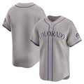 Colorado Rockies Gray Road Limited Baseball Jersey