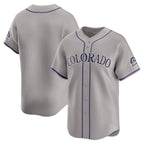 Colorado Rockies Gray Road Limited Baseball Jersey