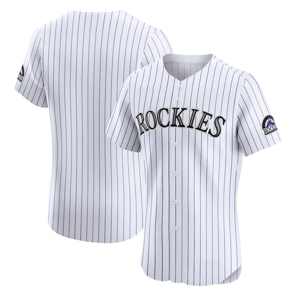 Colorado Rockies White Home Elite Baseball Jersey