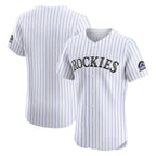 Colorado Rockies White Home Elite Baseball Jersey