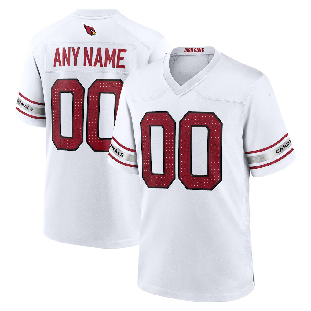 Custom A.Cardinals White Game Stitched Football American Jersey