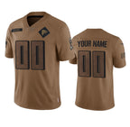 Custom A.Falcons Active Player 2023 Brown Salute To Setvice Limited Stitched Football American Jersey