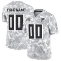 Custom A.Falcons Active Player 2024 F.U.S.E Arctic Camo Salute to Service Limited Stitched Football American Jersey
