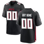 Custom A.Falcons Black Game Stitched Football American Jersey