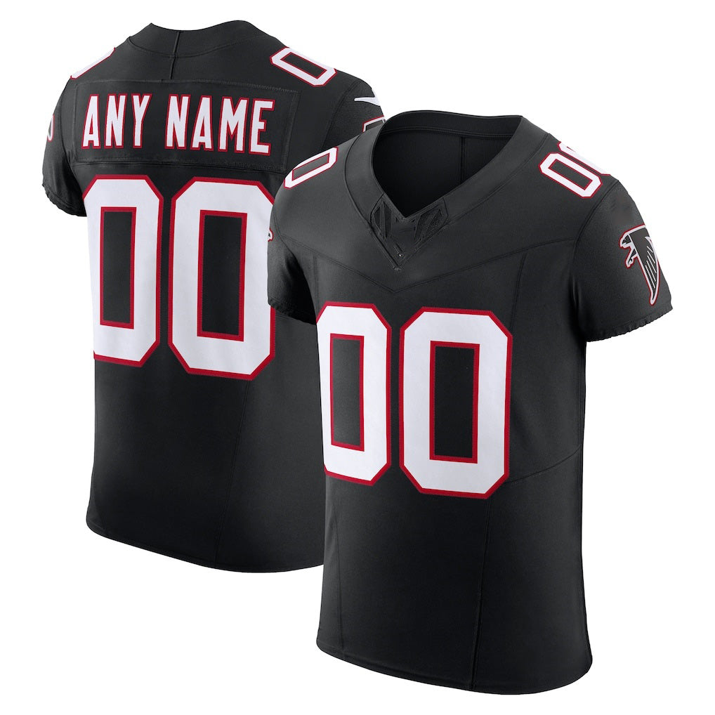 Custom A.Falcons Black Vapor F.U.S.E. Elite Stitched Football American Jersey