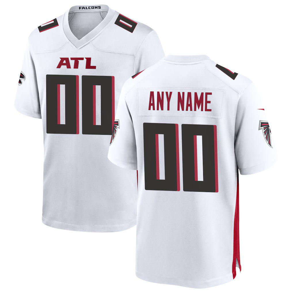 Custom A.Falcons White Game Stitched Football American Jersey