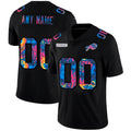 Custom B.Bills Multi-Color Black 2020 Crucial Catch Vapor Untouchable Limited Stitched Football American Jersey