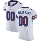Custom B.Bills White Vapor Untouchable Elite Stitched Football American Jersey