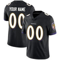 Custom B.Ravens Black Vapor Untouchable Player Limited Stitched Football American Jersey