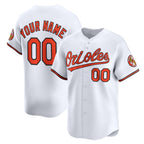 Custom Baltimore Orioles White Home Limited Baseball Jersey