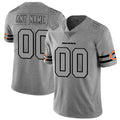 Custom C.Bears 2019 Gray Gridiron Gray Vapor Untouchable Limited Stitched Football American Jersey