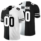 Custom C.Bears Black And White Split Vapor Untouchable Limited Stitched Football American Jersey