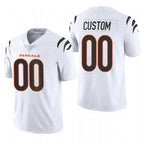 Custom C.Bengals 2021 White Vapor Untouchable Limited Stitched Football American Jersey