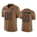 Custom C.Bengals Active Player 2023 Brown Salute To Service Limited Stitched Football American Jersey
