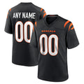 Custom C.Bengals Black Game Stitched Football American Jersey