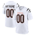 Custom C.Bengals White Game Stitched Football American Jersey