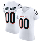 Custom C.Bengals White Vapor F.U.S.E. Elite Stitched Football American Jersey