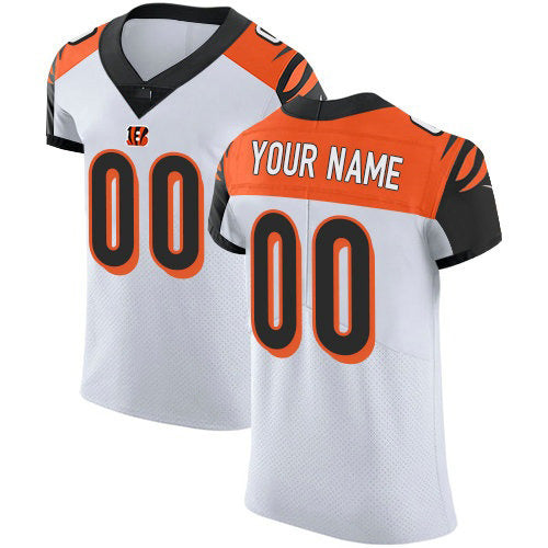 Custom C.Bengals White Vapor Untouchable Elite Stitched Football American Jersey
