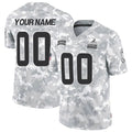 Custom C.Browns Active Player 2024 F.U.S.E Arctic Camo Salute To Service Limited Stitched Football American Jersey