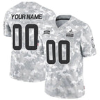 Custom C.Browns Active Player 2024 F.U.S.E Arctic Camo Salute To Service Limited Stitched Football American Jersey