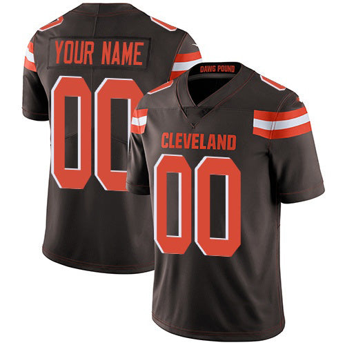 Custom C.Browns Brown Vapor Untouchable Player Limited Stitched Football American Jersey