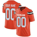 Custom C.Browns Orange Vapor Untouchable Player Limited Stitched Football American Jersey