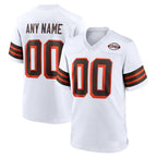 Custom C.Browns White 1946 Collection Alternate Stitched Football American Jersey