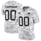 Custom C.Panthers Active Player 2024 F.U.S.E Arctic Camo Salute To Service Limited Stitched Football American Jersey
