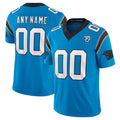 Custom C.Panthers Active Player Blue 2024 30th Anniversary Patch F.U.S.E. Vapor Limited Stitched Football American Jersey