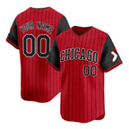 Custom Chicago White Sox Active Player Red Black 2025 City Connect Limited Stitched Baseball Jersey