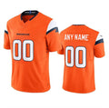 Custom D.Broncos Active Player Orange 2024 F.U.S.E. Vapor Limited Stitched Football American Jersey