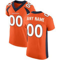 Custom D.Broncos Orange Vapor Untouchable Elite Stitched Football American Jersey