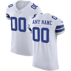 Custom D.Cowboys White Vapor Untouchable Elite Stitched Football American Jersey