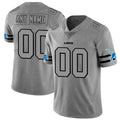 Custom D.Lions 2019 Gray Gridiron Gray Vapor Untouchable Limited Stitched Football American Jersey