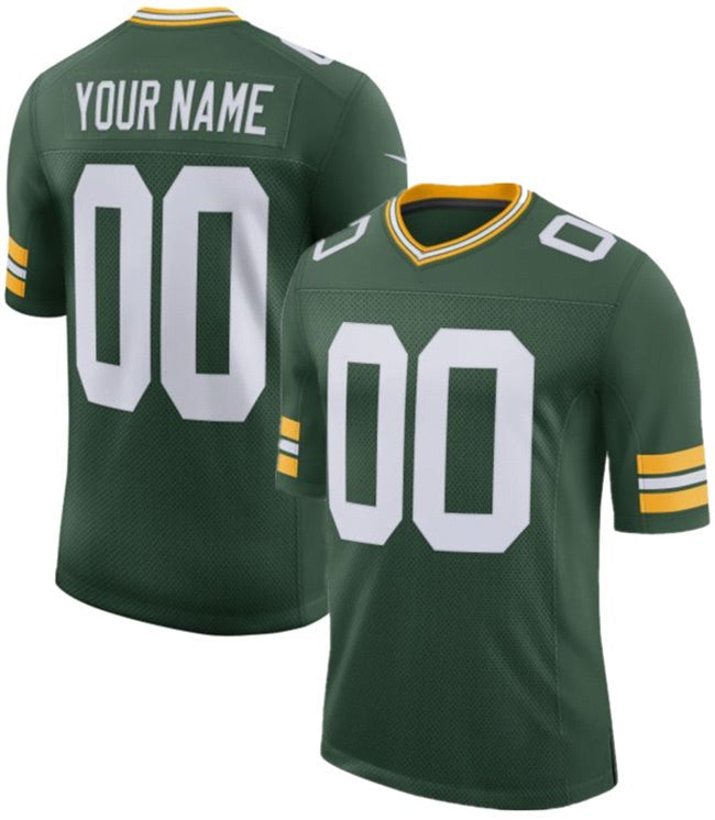 Custom GB.Packers Active Player Green 2025 Vapor Untouchable Limited Stitched Football American Jersey