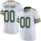 Custom GB.Packers Road White Vapor Untouchable Player Limited Stitched Football American Jersey
