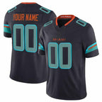 Custom M.Dolphins Active Player Black 2025 F.U.S.E. “Rivalriesâ€?Vapor Limited Stitched Jersey