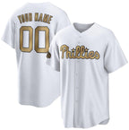 Custom Philadelphia Phillies Active Player White 2022 All-Star Cool Base Stitched Baseball Jersey