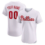 Custom Philadelphia Phillies White Home Elite Baseball Jersey