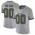 Custom S.Seahawks Active Player Gray 2025 F.U.S.E. “Rivalriesâ€?Vapor Untouchable Limited Stitched Jersey