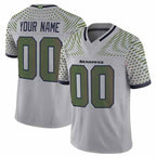 Custom S.Seahawks Active Player Gray 2025 F.U.S.E. “Rivalriesâ€?Vapor Untouchable Limited Stitched Jersey