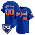 Cutsom New York Mets Active Player Royal 2024 Spring Training Vapor Premier Limited Stitched Baseball jersey