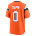 D.Broncos #0 Jonathon Cooper Orange Team Game Stitched Football American Jersey
