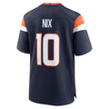 D.Broncos #10 Bo Nix Navy Alternate Game Stitched Football American Jersey