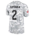 D.Broncos #2 Patrick Surtain II Arctic Camo 2024 Salute to Service Limited Stitched Football American Jersey